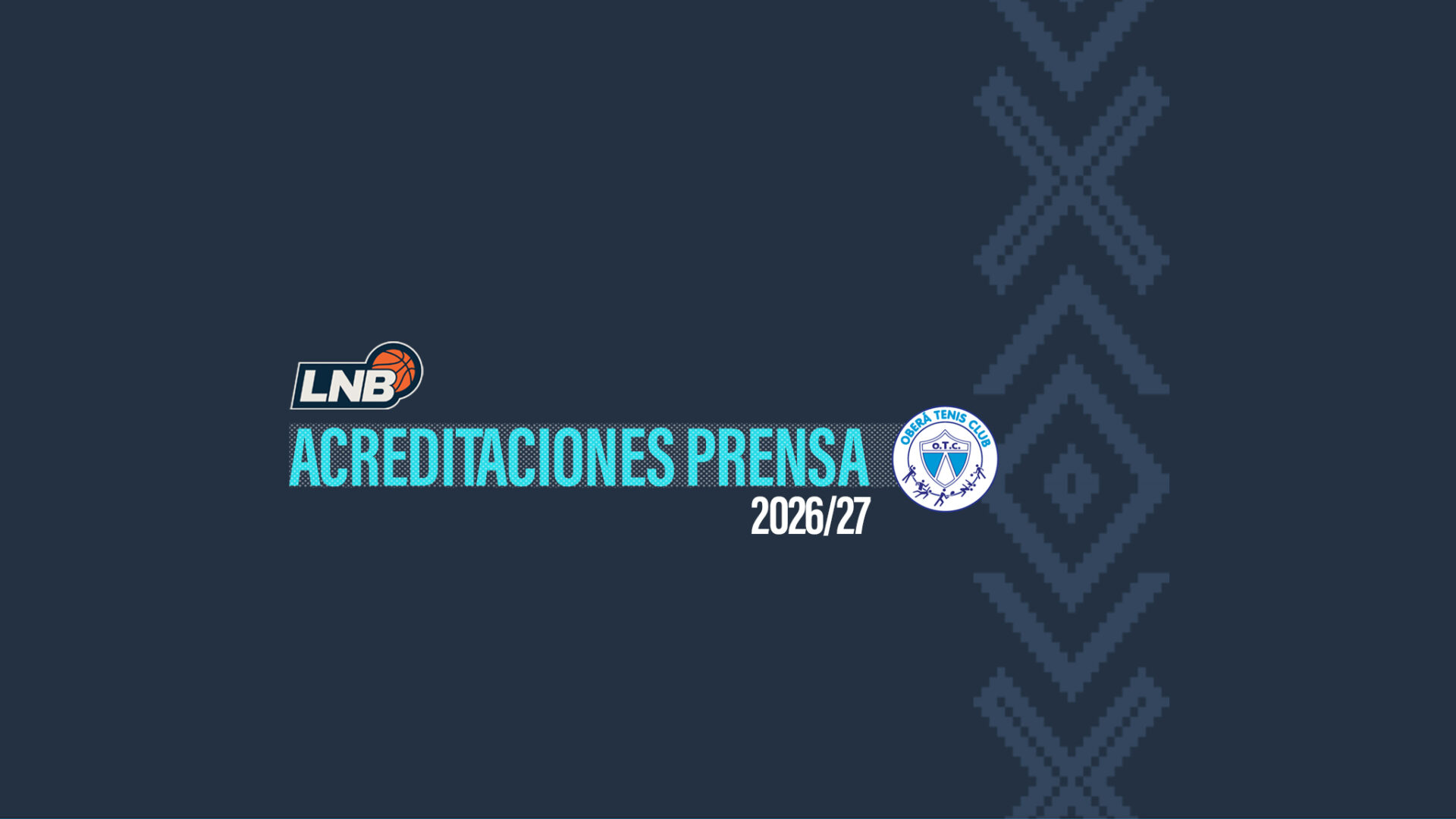 Acreditaciones para prensa